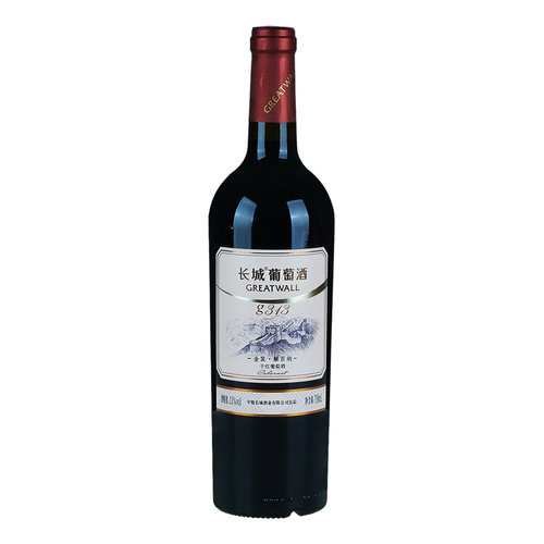 长城蓬莱金装g313解百纳干红葡萄酒 中粮国货烟台红酒自饮配餐酒