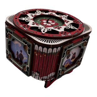 【情人节专属】民族风手工DIY音乐盒八音盒情人节浪漫款创意礼品