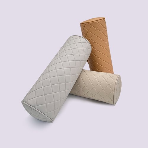 汽车头枕座椅护颈枕车载枕头通用后排椎商务圆四季靠枕丝绵枕风格