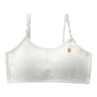 纯棉少女内衣发育期防凸点透气
