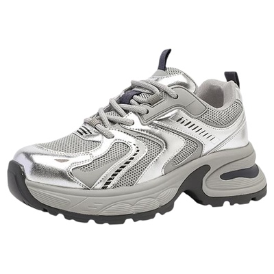 达芙妮春季加绒保暖老爹鞋女款