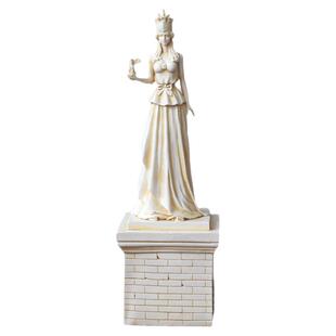 创意希腊雅典娜女神雕塑雕像树脂天使摆件装饰品工艺品桌面小摆设