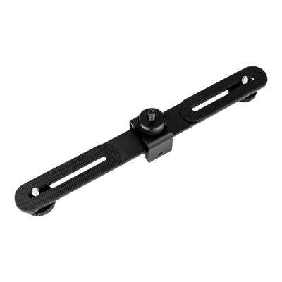 直播支架多机位配件金属双夹子热靴螺丝万向云台搭配平板手机夹补光灯摄影三脚架零件三机位多功能通用固定架