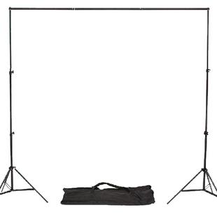 摄影背景架伸缩杆绿布背景布幕布支撑架照相背景布架子直播绿幕支架影棚拍摄直播间拍照背景布架龙门支架横杆