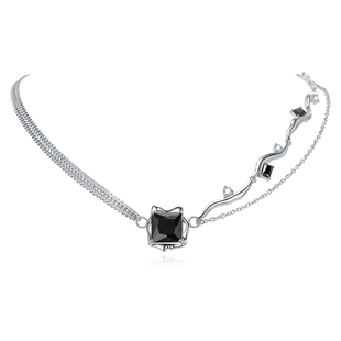 【明星同款】VIGG星渊项链女生锁骨链轻奢小众毛衣配饰高级设计感