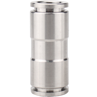 不锈钢快插接头气管快速PC8-02螺纹直通PL弯通直角PCF/PB节流阀SL