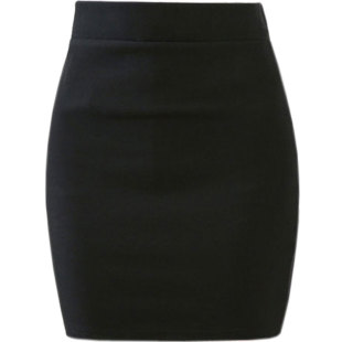 高腰包裙女2025新款半身裙夏季职业工作裙子黑色包臀裙一步裙短裙