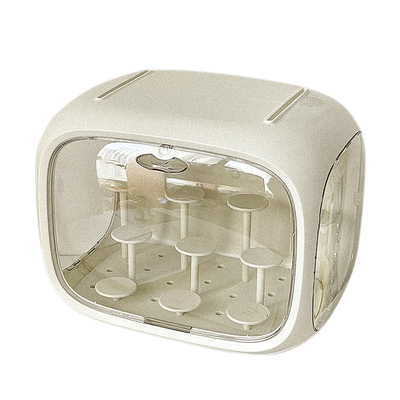 放吧唧的展示架盲盒手办收纳盒子带灯亚克力方形桌面徽章阶梯防尘