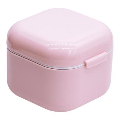 美甲工具打磨头消毒盒双层