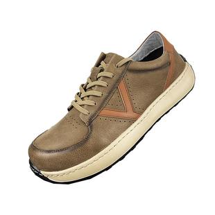 休闲皮鞋男运动真皮软底2024春季新款低帮百搭温州小皮鞋男运动潮