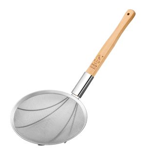 不锈钢漏勺细网商用密漏大号厨房过滤网油炸网大捞勺笊篱豆浆超细