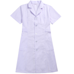 白大褂医生长袖女冬装药店美容院实验口腔皮肤管理短袖薄款工作服