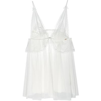 性感禁欲系蕾丝深V睡裙透气家居