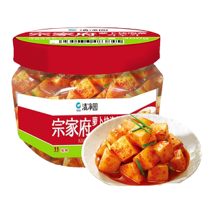 清净园宗家府萝卜块泡菜300g罐装韩式小萝卜泡菜酸菜小咸菜下饭菜