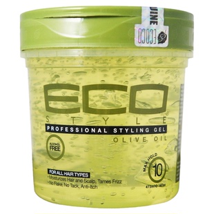 美国进口Eco Styler Olive Oil Styling Gel水基定型啫喱发胶卷发