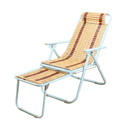 折叠躺椅懒人竹椅午休可调节家用