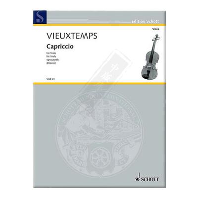 维厄当随想曲中提琴独奏朔特乐谱