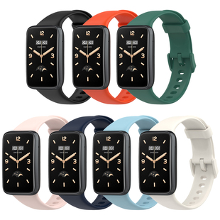 匿名者适用小米手环7pro腕带手环7/6/4/5表带3NFC版智能运动硅胶个性潮男女三四五代替换带手腕带