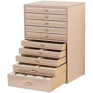 大容量多层首饰盒多功能韩国欧式手饰品收纳盒珠宝箱柜生日礼物女