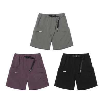 warmtrees2025夏季新款 户外结构防泼水透气工装短裤休闲五分裤男