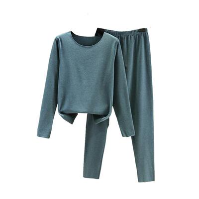 德绒秋衣秋裤套装发热无痕打底衫