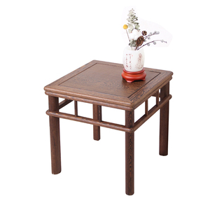 红木鸡翅木方桌茶桌儿童餐桌实木茶几桌沙发边桌中式小方桌榫卯桌