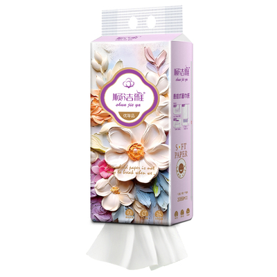 顺洁雅悬挂抽纸大尺寸六层2000张