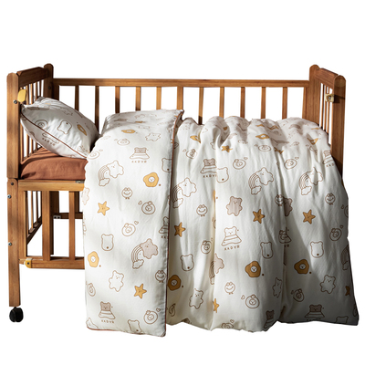 100%桑蚕丝幼儿园单人定做春秋被