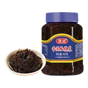 蓬盛橄榄菜450g大瓶装下饭菜潮汕香港酱菜配粥拌饭咸菜榨菜官方店