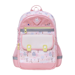 江博士书包小学生护脊减负小学生女三到六年级儿童大容量双肩背包