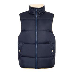 【正反两穿】暇步士女装秋冬双面穿仿羊羔毛百搭保暖立领羽绒马甲