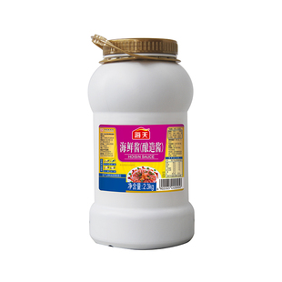 海天海鲜酱2.3kg烤肉火锅红烧炒焖蘸商用家用拌面饭调味酱料桶装