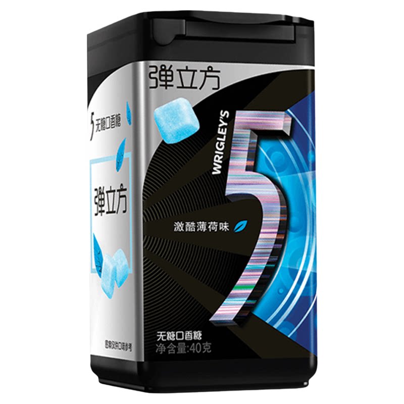 绿箭弹立方木糖醇口香糖40g