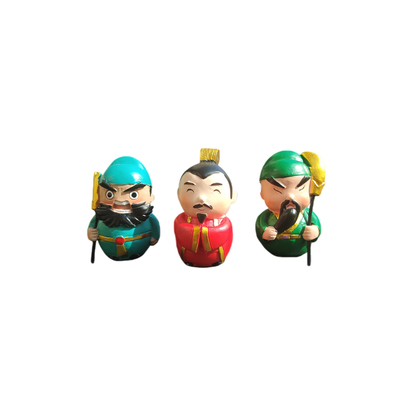 创意Q版三国关羽车载中控摆件