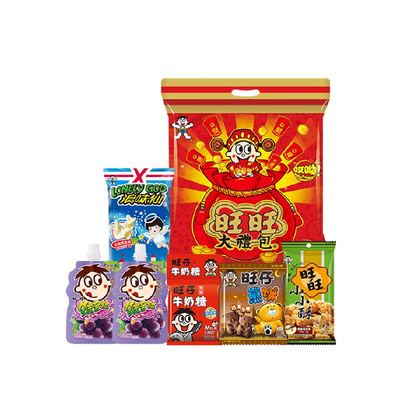 旺旺大礼包多种规格膨化网红零食