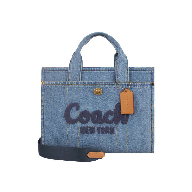 【自营】COACH/蔻驰徽标Logo拉链开合女士单肩斜挎手提包CR657