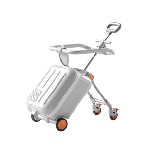 曼龙遛娃行李箱宝宝可坐可骑儿童旅行箱可拆卸拉杆箱2合1推车神器