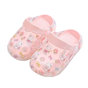 儿童洞洞鞋女童夏季防滑软底外穿卡通可爱婴幼童沙滩凉拖鞋男童