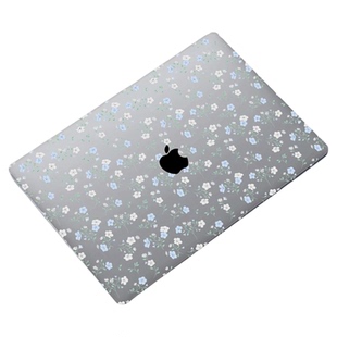 蓝花微风Mac13寸M1保护套air15寸电脑壳pro13MacbookM4Pro14