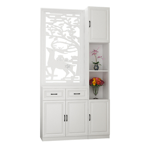 入户进门玄关柜隔断柜屏风镂空客厅装饰酒柜简约现代鞋柜储物柜子