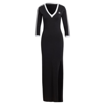 阿迪达斯修身休闲连衣裙