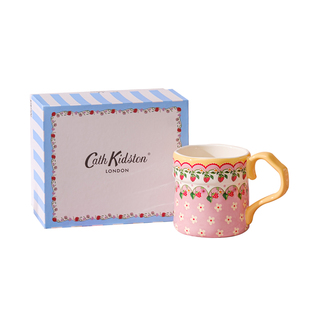 英国Cath kidston牛奶杯早餐杯咖啡杯家用水杯高颜值微波炉伴手礼