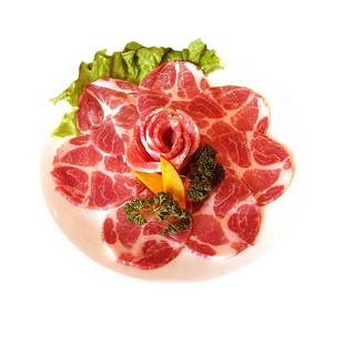 厚切梅花肉猪梅肉500g韩式烤肉食材猪排生鲜冷冻猪肉原切生肉猪肉