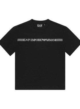 【自营】EMPORIO ARMANI/阿玛尼夏季男童款时尚休闲百搭短袖T恤