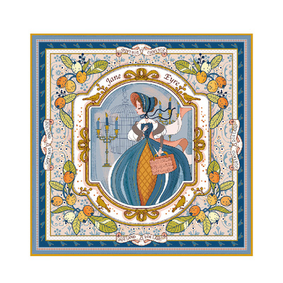 简爱中方巾原创丝巾原创