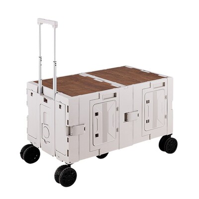 露营推车户外折叠便携野餐营地车拉杆拖车宠物小拉车家用摆摊桌板