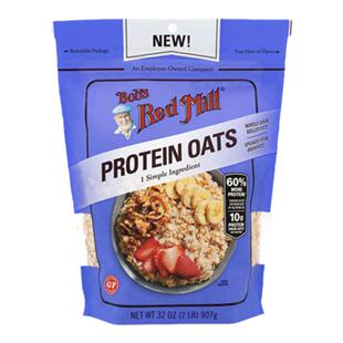 鲍勃红磨坊原装进口高蛋白燕麦片早餐即食冲饮无麸质全谷物代餐