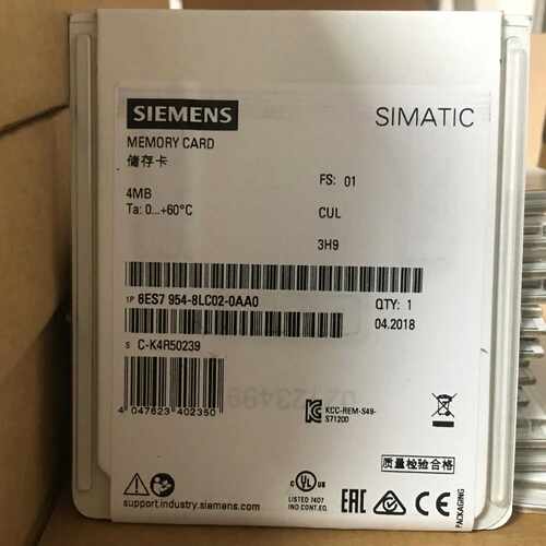议价西门子S7存储卡用于S7-1x 00 CPU 6ES7954-8LC02-0AA0/OAAO