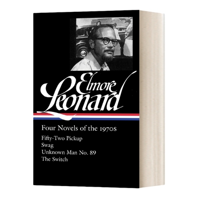 精装 英文原版小说 Elmore Leonard Four Novels of the 1970s 埃尔莫 伦纳德 二十世纪七十年代的四部小说 英文版 进口英语 书籍