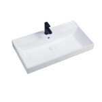 一体陶瓷盆加大水槽海洋盆阳台洗手盆洗漱池台上盆洗脸盆单盆面盆